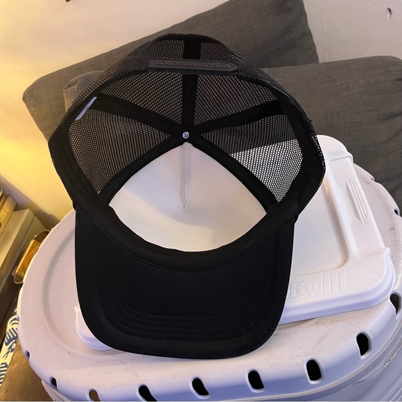Trucker Hat - Insecurity, White & Black Mesh Adjustable Size - Picture 2 of 4